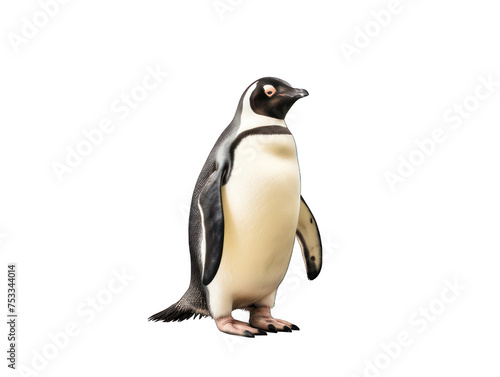 penguin isolated on transparent background  transparency image  removed background