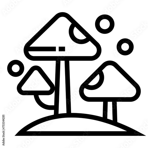 Mushrooms icon.