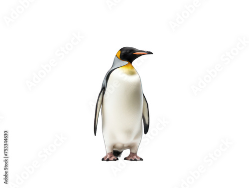 penguin isolated on transparent background  transparency image  removed background