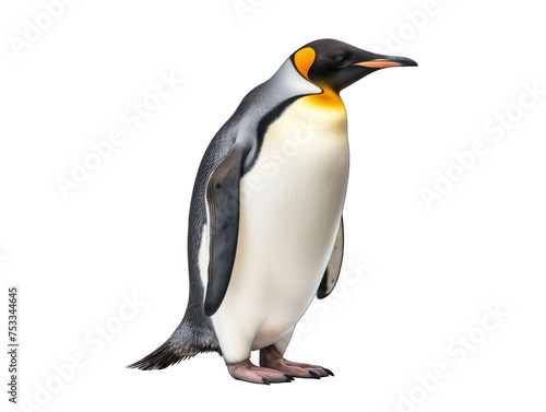 penguin isolated on transparent background  transparency image  removed background