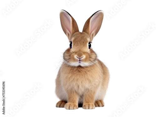 rabbit isolated on transparent background, transparency image, removed background © transparentfritz