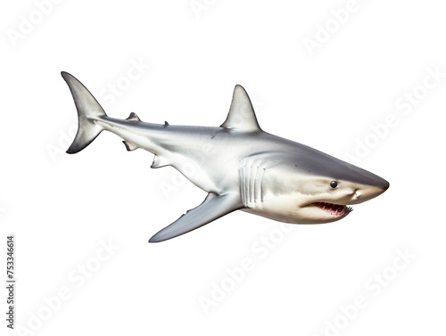 shark isolated on transparent background, transparency image, removed background © transparentfritz