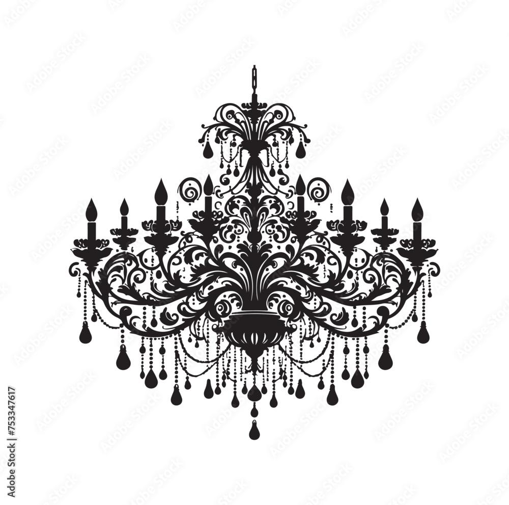 chandelier vector illustration chandelier vector illustration