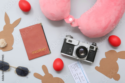 Travel pillow with camera, ...
