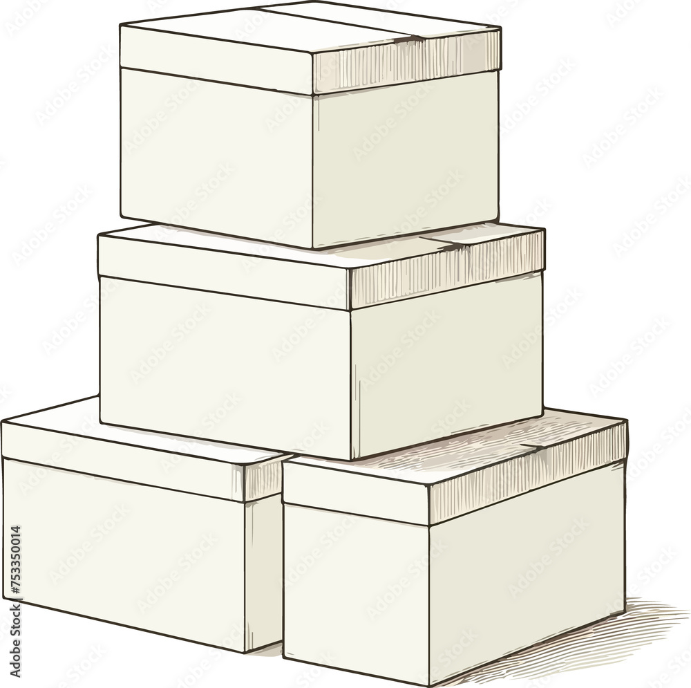 Box illustration created by artificial intelligence. Box illustration created by artificial intelligence.