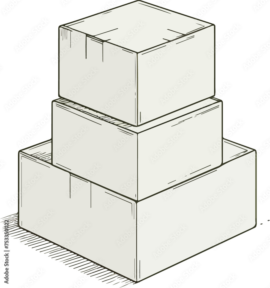 Box illustration created by artificial intelligence. Box illustration created by artificial intelligence.