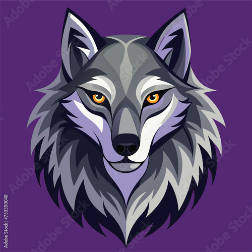 wolf illustration vector