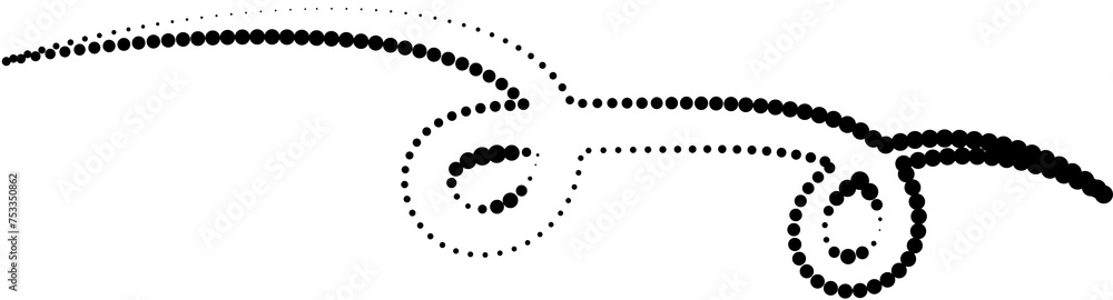 Line dot element, curve, wave, spin, twirl Line dot element, curve, wave, spin, twirl