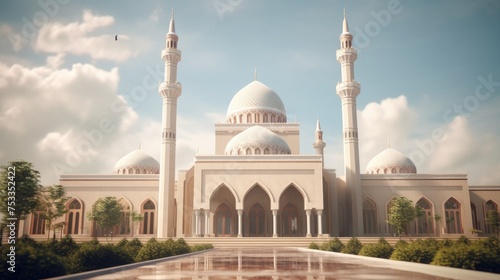 Beautiful mosque photo