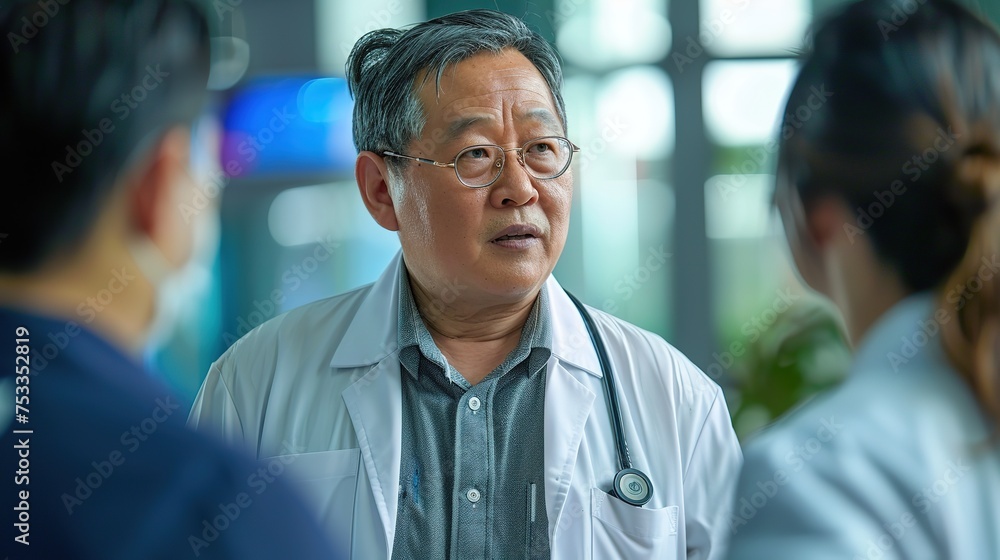 capture the essence of a health and safety meeting among Asian engineers and doctors ai generative image capture the essence of a health and safety meeting among Asian engineers and doctors ai generative image
