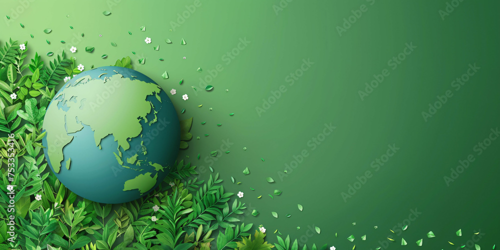 save planet earth, earth day concept poster green background save planet earth, earth day concept poster green background