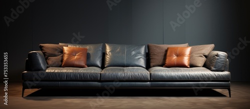 Modern sofa for the living room with shallow depth of field