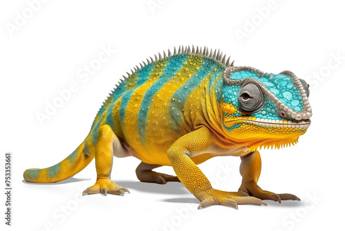 iguana isolated on white background © PNG FOR YOU