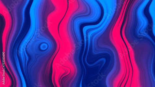 Neon Fluid Abstract Background