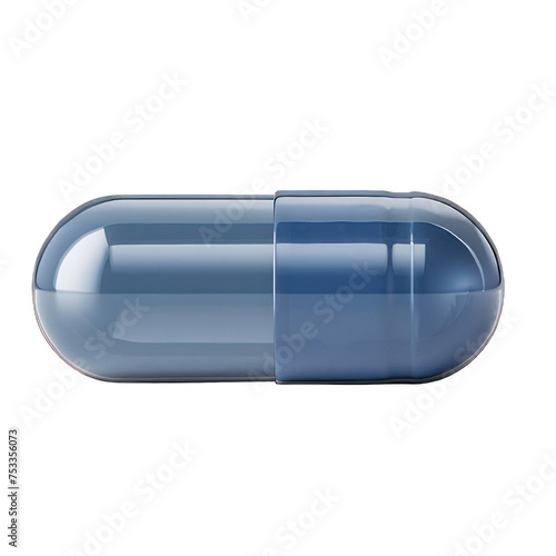 side view of medicine transparent isolated on white png