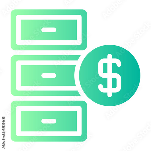 drawers gradient icon