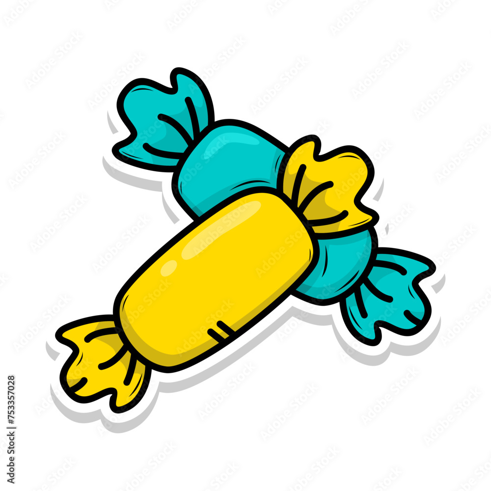 cute candy on white background vector illustration cute candy on white background vector illustration