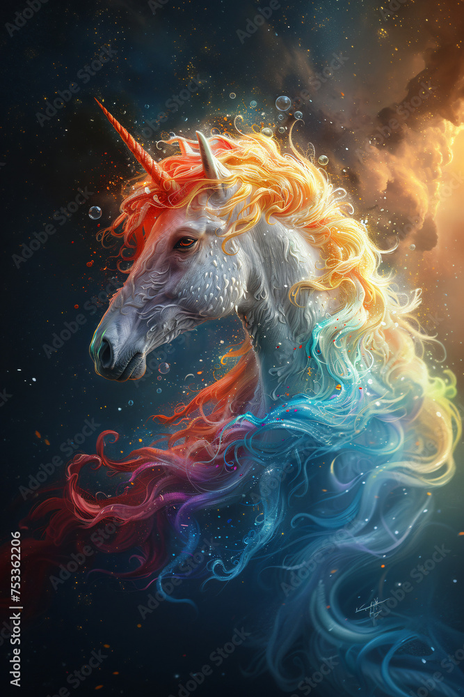 Illustration of unicorn. Illustration of unicorn.