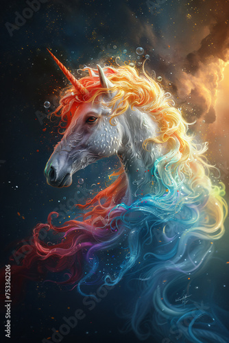 Illustration of unicorn.