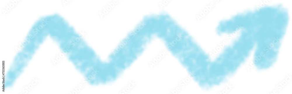 Fototapeta premium Colorful arrows drawn with crayon