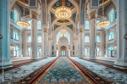 Interior of the Mosque  © yusuf