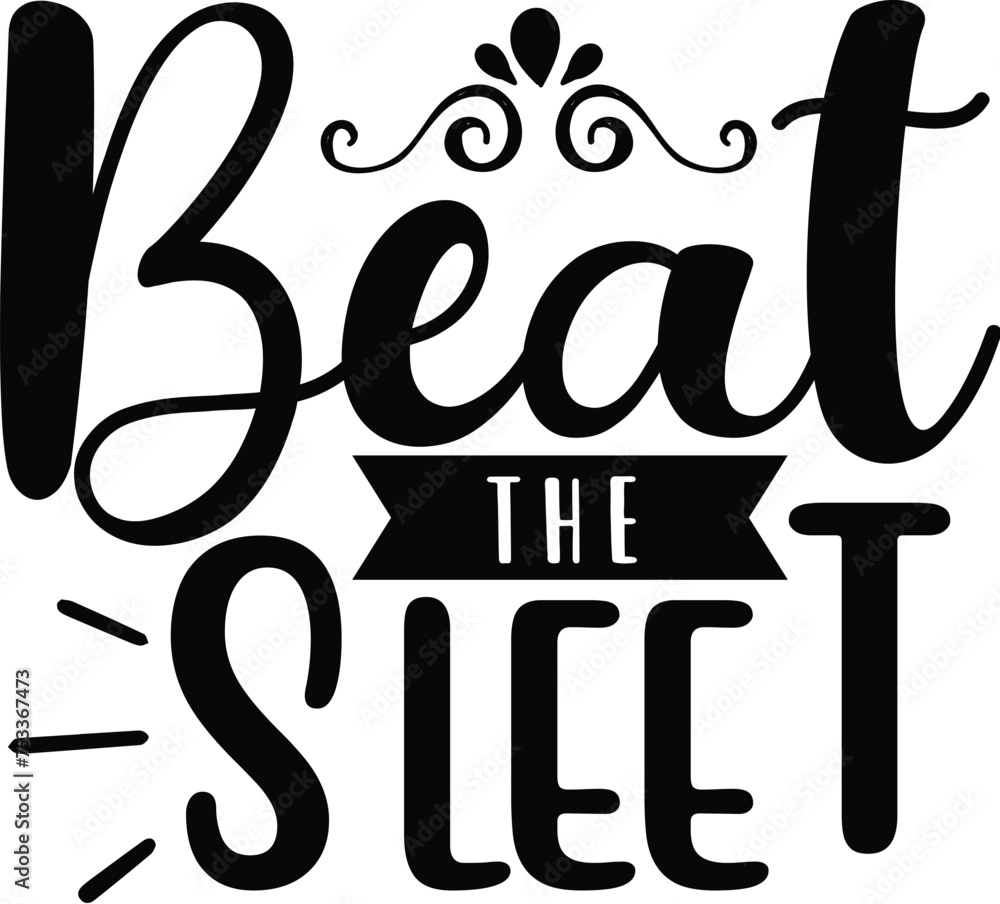 Obraz premium beat the sleet