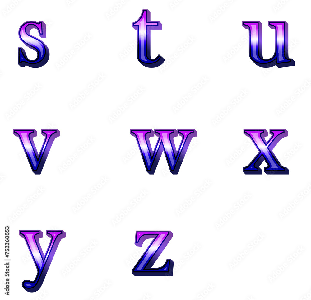 Alphabet Numbers and Symbols
