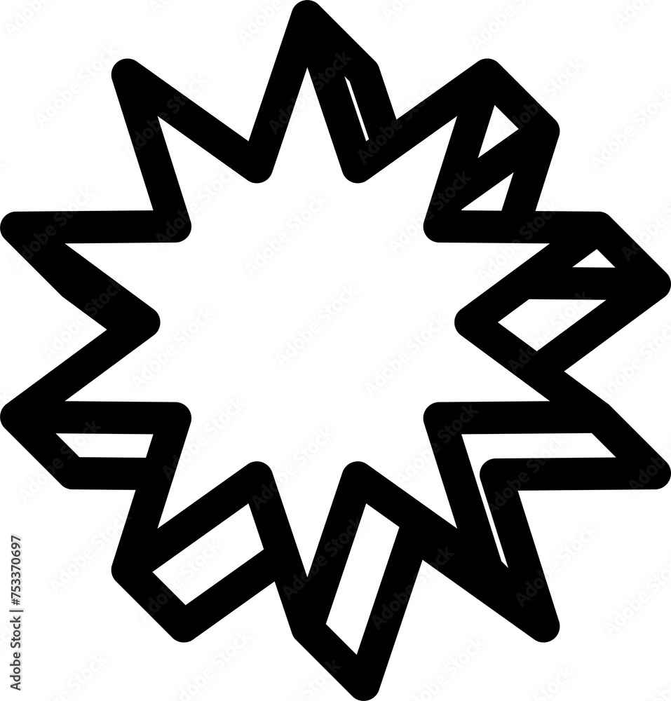 Geometric shapes bold line. Graphics design Geometric shapes bold line. Graphics design