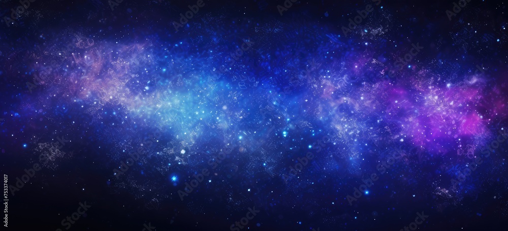 cosmic nebula light bokeh background