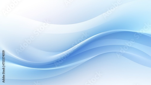 azure waves serenity abstract background