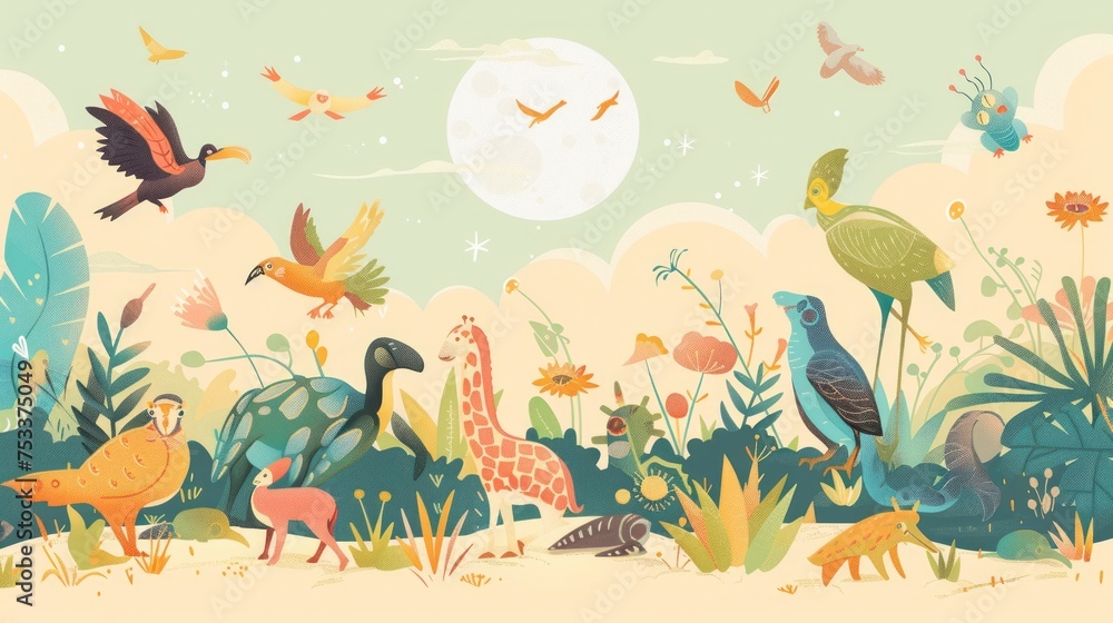 Obraz premium 国際生物多様性の日