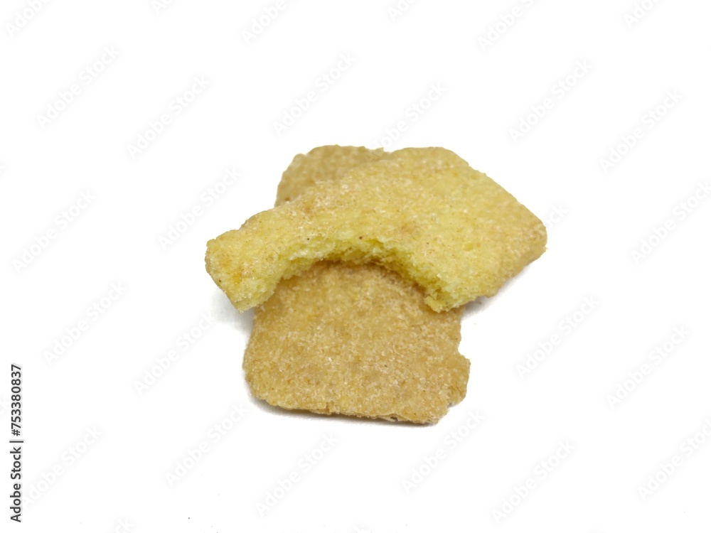 white isolated corn snack white isolated corn snack