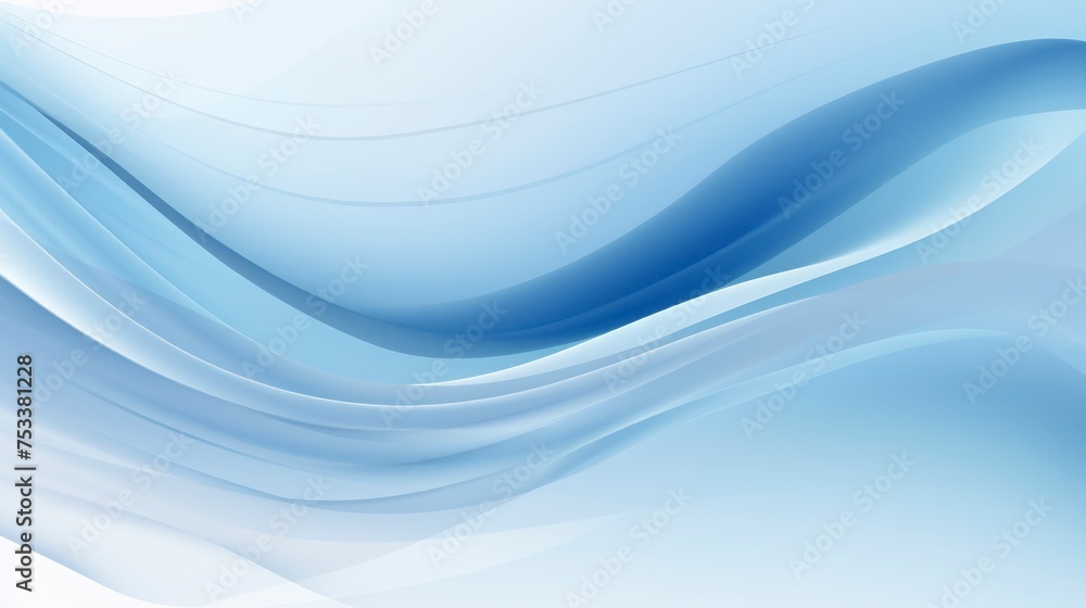 Abstract background with smooth lines in blue and white colors Abstract background with smooth lines in blue and white colors