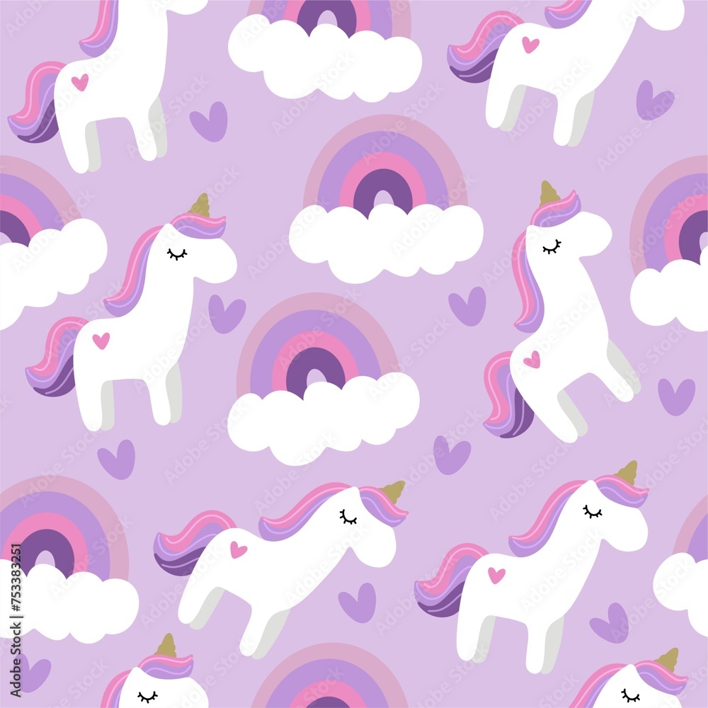 seamless pattern with unicorns seamless pattern with unicorns