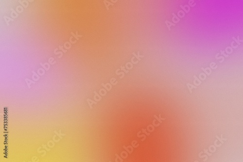 Beautiful colorful gradient background. Blurred colored, smooth transtitions of iridescent colors, with noise grain paper textured. Good for wallpaper, web cover, banner, poster, backdrop, flyer.