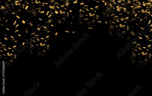gold confetti overlay for happy holidays moments on a black wallpaper