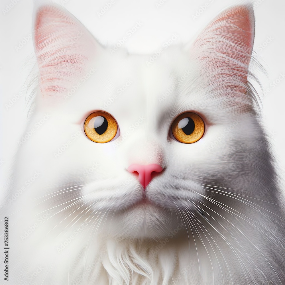 A purebred british cat portrait animal themes pets generative ai