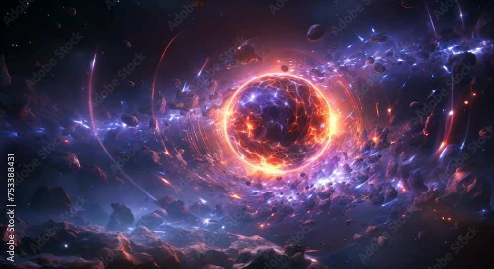 Dyson sphere construction around a star Dyson sphere construction around a star