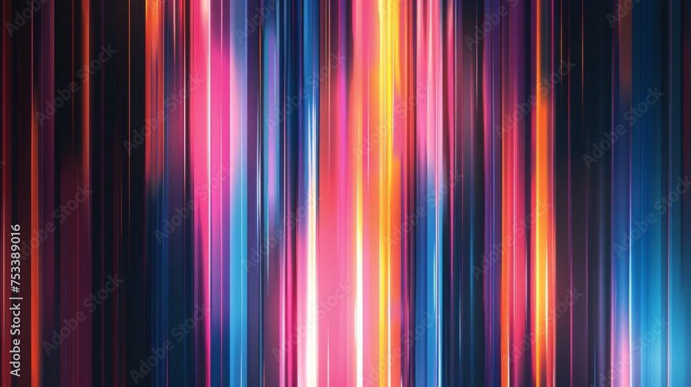 Abstract background with vertical lines of light, glowing in blue and orange color Abstract background with vertical lines of light, glowing in blue and orange color
