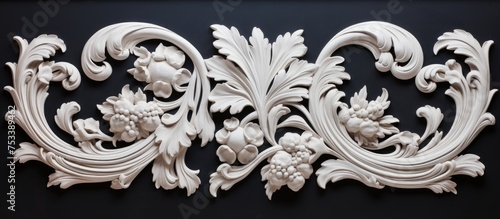 Marble relief carving decoration for interior design