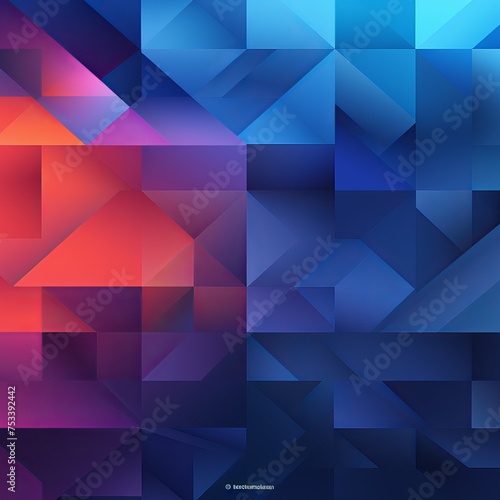 Free vector gradient geometric wallpaper.