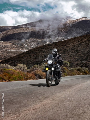 motorcycle on the road