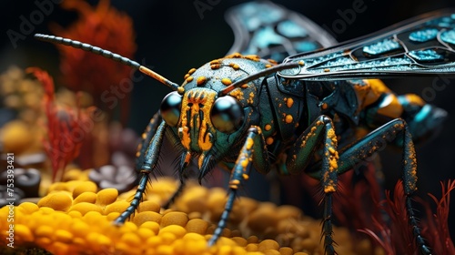 Macro insect world, detailed and up-close © Anuwat