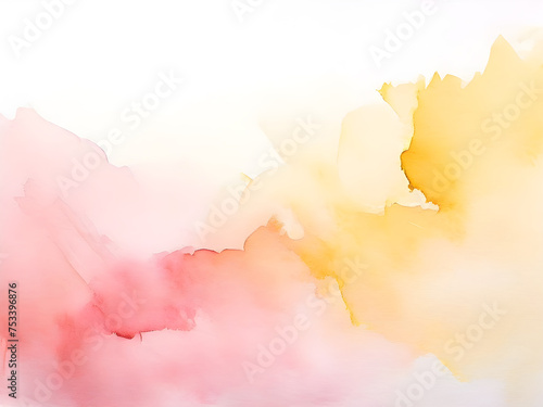 watercolor-stain-radiating-light-hues-ranging-from-pale-yellows-to-soft-pinks-rests-on-pristine