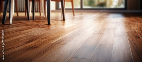 Classic laminate flooring pattern with a distinct texture photo