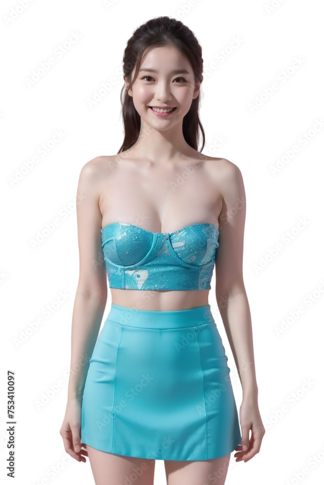 sexy asian woman on transparent background sexy asian woman on transparent background