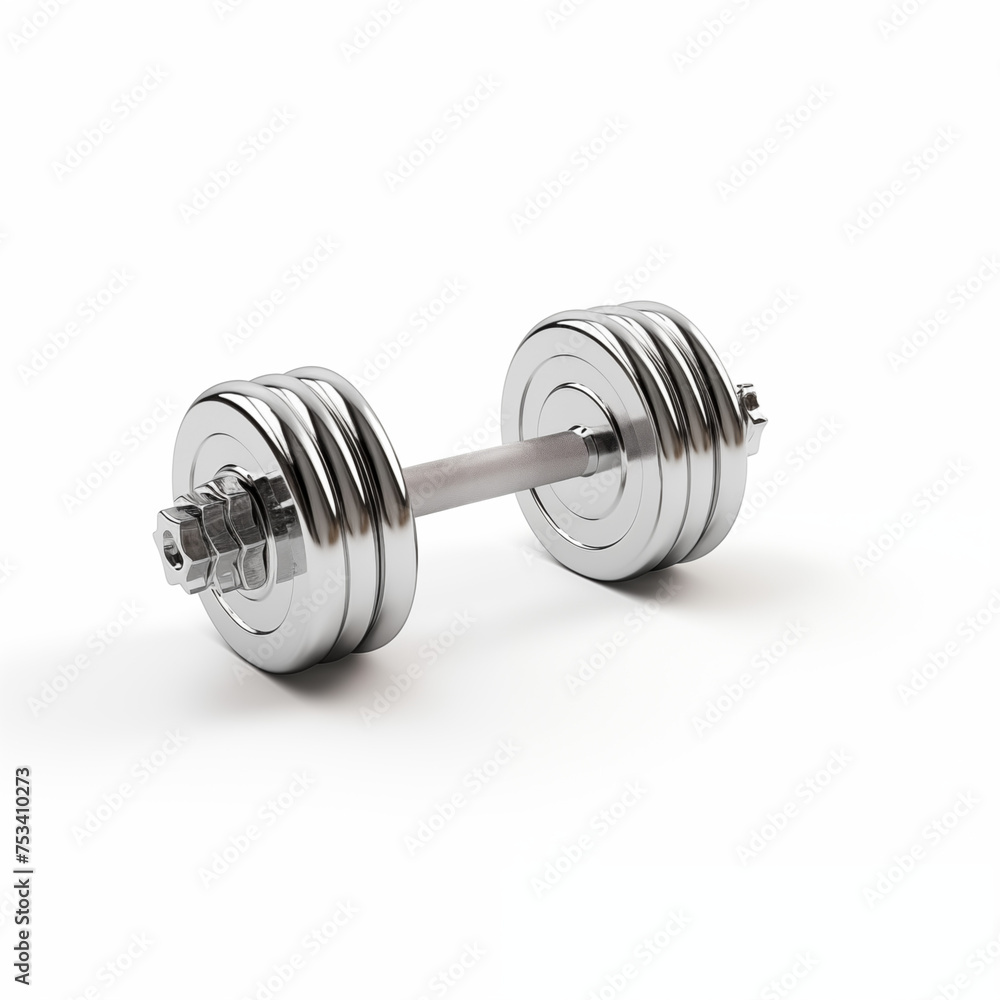 dumbbell isolated on white background dumbbell isolated on white background