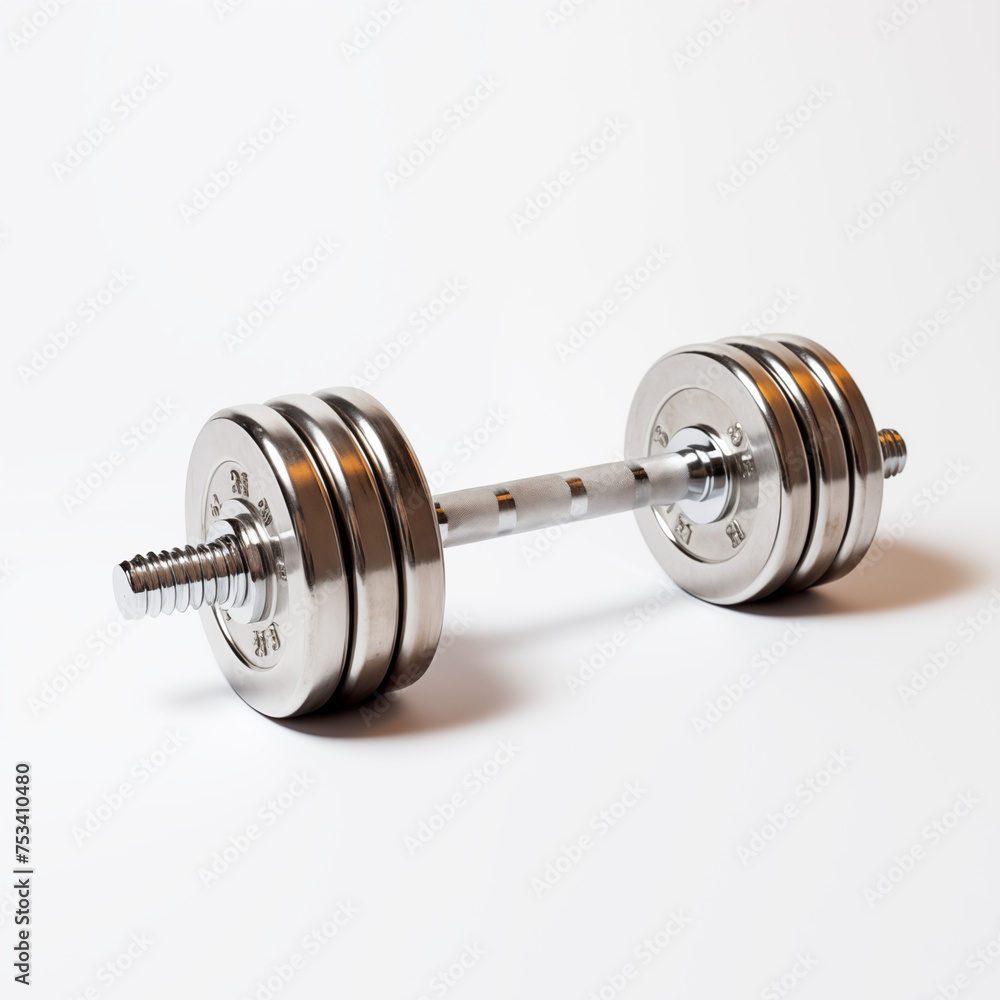 dumbbell isolated on white background dumbbell isolated on white background