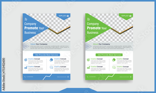Business promote company flyer 2024