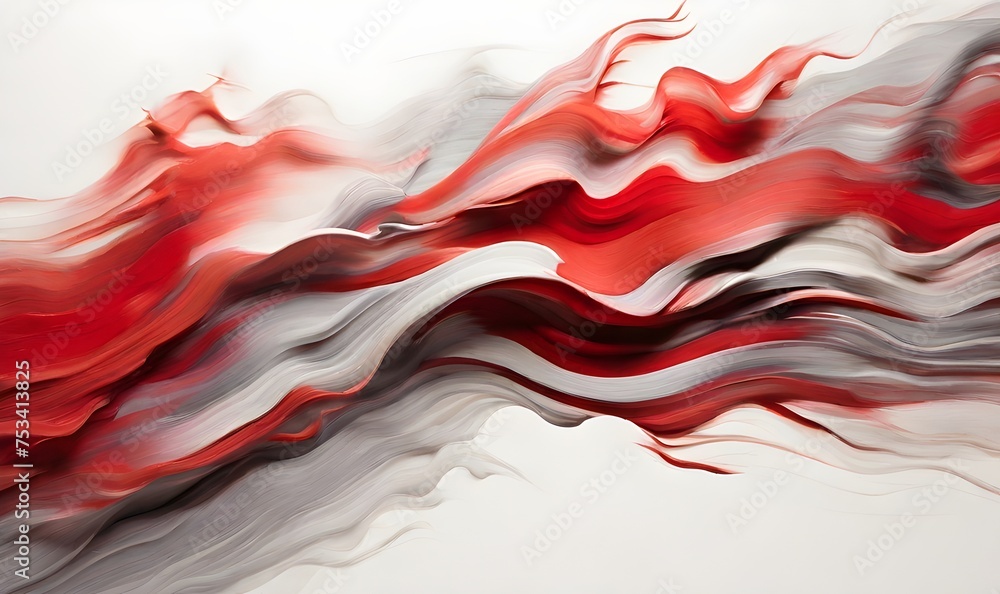 An abstract blur of red, white, and grey colors with a grainy texture on a white background. generative AI An abstract blur of red, white, and grey colors with a grainy texture on a white background. generative AI